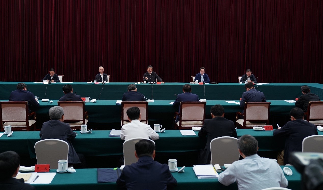 2019年5月20日至22日，中共中央總書記、國家主席、中央軍委主席習(xí)近平在江西考察，主持召開推動(dòng)中部地區(qū)崛起工作座談會(huì)并發(fā)表重要講話。新華社記者 謝環(huán)馳 攝 
